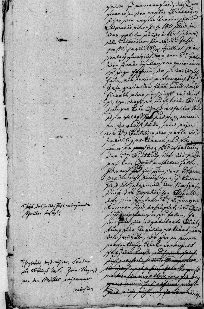 Entwurf des Antwortschriebens vom 30.12.1812, 2. Seite