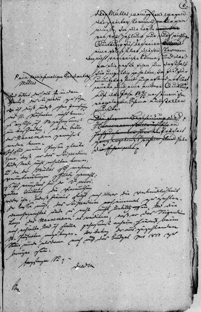 Entwurf zum Antwortschrieben, 30.12.1812, 3. Seite