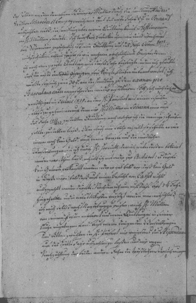 Hannemann-Brief vom 22. August 1812